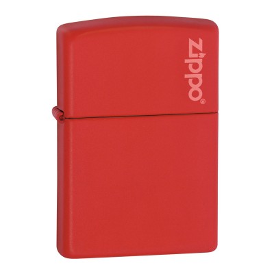 ZIPPO ROSSO MATTE CON LOGO COD.233ZL